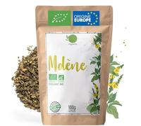 ORIGEENS MOLENE TISANE BIO 100gr Origine UE | Infusion Feuille de Molene séchée, hâchée, sans théine | Bouillon Blanc - Mullein leaf tea