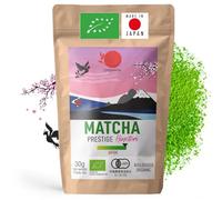 ORIGEENS THE MATCHA CEREMONIE BIO PRESTIGE HINOTORI - Thé matcha Bio Japonais - Usucha/Koicha/Matcha Latte - Poudre de Thé Vert Matcha Cérémonial Sachet Recharge 30g