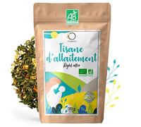 ORIGEENS TISANE ALLAITEMENT BÉBÉ BIO 100g - Infusion Bio Lactation et Digestion - Tisane Fenugrec, Gingembre Curcuma & Citron, Ortie, Moringa