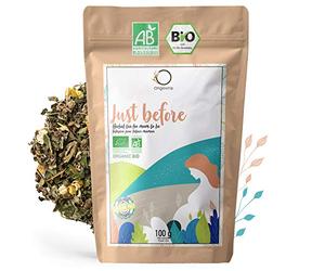 ORIGEENS TISANE GROSSESSE/POST PARTUM BIO 100g | Tisane Feuille de Framboisier Camomille à l'Orange | Infusion Bio relaxante Future Maman | Chaud/Thé glacé