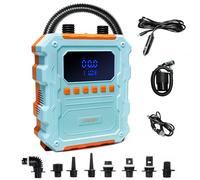 Origem 60 PSI Gonfleur Paddle Électrique, 20800 mAh Pompe Électrique Paddle Rechargeable, Gonflage/Dégonflage en 4 Minutes, 10 Embouts, Pompe Sup pour Planches de Paddle,Kayak, Bateau et Tente