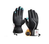 Origem Gants Hiver Homme et Femme - 3M Thinsulate Gant Chauffant Moto, Gants Thermiques Tactiles Imperméables Idéals pour Ski, Neige, Course à Pied, Cyclisme, Randonnée et Marche