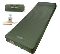Origem Matelas Autogonflant en Mousse avec Pompe Électrique, 10cm Matelas Camping Extra Épais, Facile à Gonfler et à Dégonfler, Convient à 4 Saisons, Adapté au Camping, à la Maison et au Voyage
