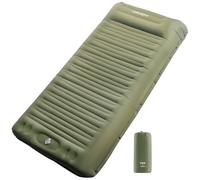 Origem Matelas Camping de 14cm d'épaisseur, Matelas Autogonflant Ultra Léger, Matelas Trekking avec Pompe à Pied et Oreiller pour Tente, Plage, Randonnée