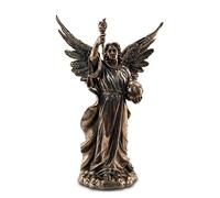 ORIGEN Figurine Religieuse Archange Jofiel ou Jophiel, Finition Bronze Antic Line, H 34 cm