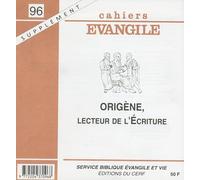 Origène lecteur de l'écriture