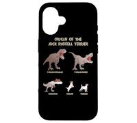 Origin of The Jack Russell Terrier Evolution History Meme Coque pour iPhone 16
