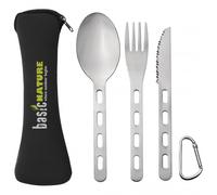 Origin Outdoors - Besteckset Biwak 'Backcountry' - stainless steel