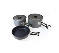 Origin Outdoors - Biwak Topfset Family - Popote - 4-5 Personen - metallic / grey / black