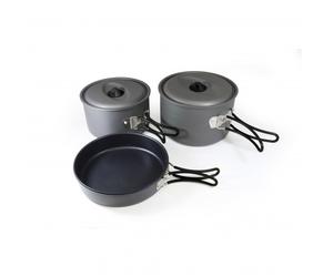 Origin Outdoors - Biwak Topfset Family - Popote - 4-5 Personen - metallic / grey / black