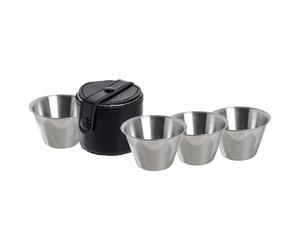 Origin Outdoors - Lot gobelets 4-en-1 - je 30 ml - metallic / black