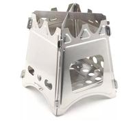 Origin Outdoors - Taschenkocher Stack - Réchaud à combustible sec - 16,5 x 16,5 x 18,5 cm - stainless steel