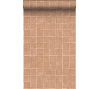 Origin papier peint carreaux de ciment terracotta claire 50 x 900 cm Wallcoverings