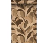 Origin papier peint feuilles tropicales marron 50 x 900 cm Wallcoverings
