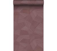 Origin papier peint graphique 3D taupe mauve 50 x 900 cm Wallcoverings