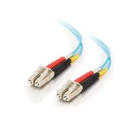Origin Storage 85550 Câble Fibre Optique OM3 2m LC/LC Multimode 50/125µm OFNR Aqua -20°C/70°C