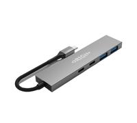 Origin Storage OS-HUB-USB3/C station d'accueil Avec fil USB 3.2 Gen 1 (3.1 Gen 1) Type-A + Type-C Gris