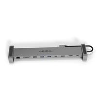 Origin Storage OSDOCK-TD10-1PD station d'accueil USB 3.2 Gen 2 (3.1 Gen 2) Type-C Gris