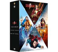 Origin Stories – Man of Steel / Wonder Woman / Aquaman / Shazam! – Coffret DVD – Warner Bros.