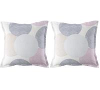 Origin Taie d'oreiller imprimée en Lyocell, Auguste, 63 x 63 cm (Lot de 2)