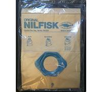 Nilfisk 5 Sacs à Poussière Originaux 6,5L - Accessoires pour Aspirateurs GM80 C (81620000)
