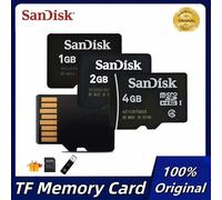Original 10 pièces SanDisk TF carte 32GB 16GB 8GB 4GB 2GB 1G Micro TF carte mémoire pour téléphone portable, lecteur, appareil photo pour enfants