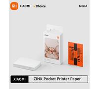 Original 100% Xiaomi ZINK papier d'imprimante de poche auto-adhésif impression Photo 50pcs feuilles Xiaomi 3 pouces Mini imprimante Photo de poche CN 100 pièces