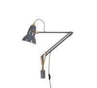 Original 1227 Laiton Lampe avec Support Au Mur Elephant Grey