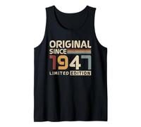 Original 1947 Cadeau Anniversaire 80 Ans pour Hommes Femmes Débardeur