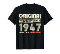 Original 1947 Rétro Cadeau 80 Ans Anniversaire Hommes Femmes T-Shirt Graphique avec Valeur