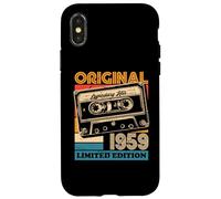Original 1959 Vintage Anniversaire 66 Ans pour Hommes Femmes Coque pour iPhone X/XS