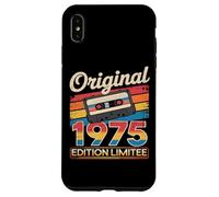 Original 1975 Édition Limitée Cassette Audio 1975 Vintage Coque pour iPhone XS Max