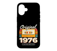 Original 1976 Cassette Vintage Edition Anniversaire Coque pour iPhone 16