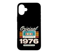 Original 1976 Cassette Vintage Edition Anniversaire Coque pour iPhone 16 Plus