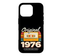 Original 1976 Cassette Vintage Edition Anniversaire Coque pour iPhone 16 Pro