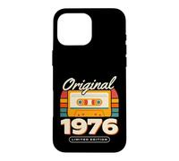Original 1976 Cassette Vintage Edition Anniversaire Coque pour iPhone 16 Pro Max