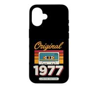 Original 1977 Cassette Vintage édition Anniversaire Coque pour iPhone 16