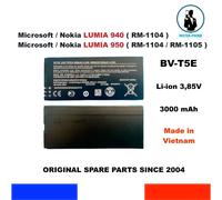 BATTERIE ORIGINALE MICROSOFT BV-T5E BVT5E 3000mAh 11,2Wh LUMIA 940 950 GENUINE