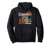 Original Août 2006 20 Ans Anniversaire Vintage Cadeau Sweat à Capuche