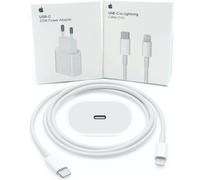 Original Apple 20W Adaptateur Chargeur rapide + 1m USB C