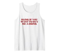Original Blink If You Want to Buy Me A Drink Y2k Trendy Débardeur