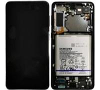 Original Bloc Complet Assemblé Phantom Black pour Galaxy S21 Plus 5G G996 GH82-24555A GH82-24744A Black