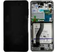 Original Bloc Complet Assemblé Phantom Black pour Galaxy S21 Ultra 5G G998 GH82-24591A GH82-24925A Black