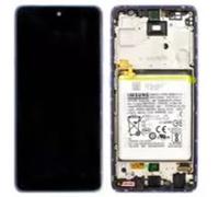 Original Bloc Ecran Complet avec Châssis et Batterie Awesome Violet pour Galaxy A52 5G A526 GH82-25229C GH82-25230C