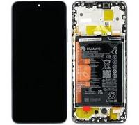 Original Bloc Écran Complet avec Châssis et Batterie Bleu Cristal pour Huawei Nova Y90 02355ARH Bleu G