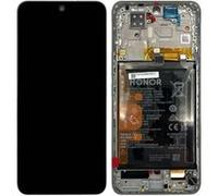 Original Bloc Écran Complet avec Châssis et Batterie Moonlight White pour Honor 200 5G 0235ALRK