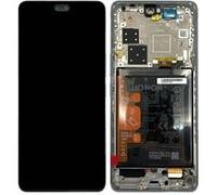 Original Bloc Écran Complet avec Châssis et Batterie Moonlight White pour Honor 200 Pro 0235ALRE G