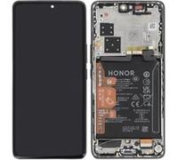 Original Bloc Écran Complet avec Châssis et Batterie Noir pour Honor 200 Pro 0235ALRD Noir G