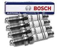 ORIGINAL BOSCH 0242235663/WR7DC + Bougie allumage Super Plus Lot de 4 remplacement 242235590