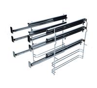Extension télescopique pour four - Compatible avec Bosch 00708430 HEZ338357-3 prises - Droite et gauche